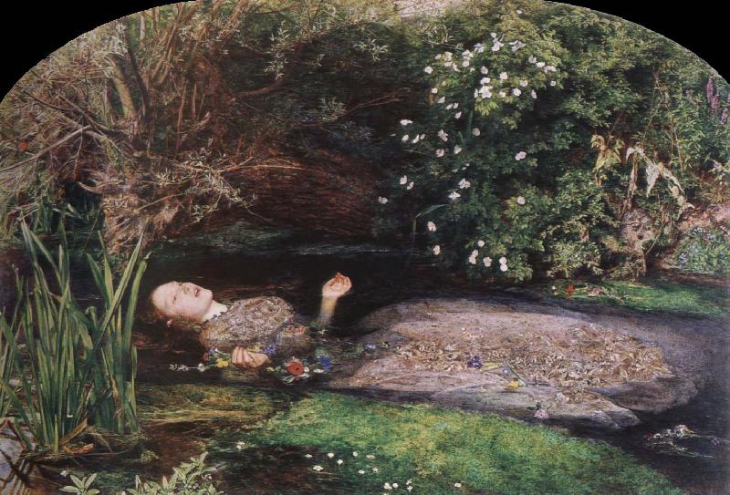 Sir John Everett Millais ophelia oil painting picture